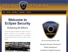 Tablet Screenshot of eclipse-security-service.com